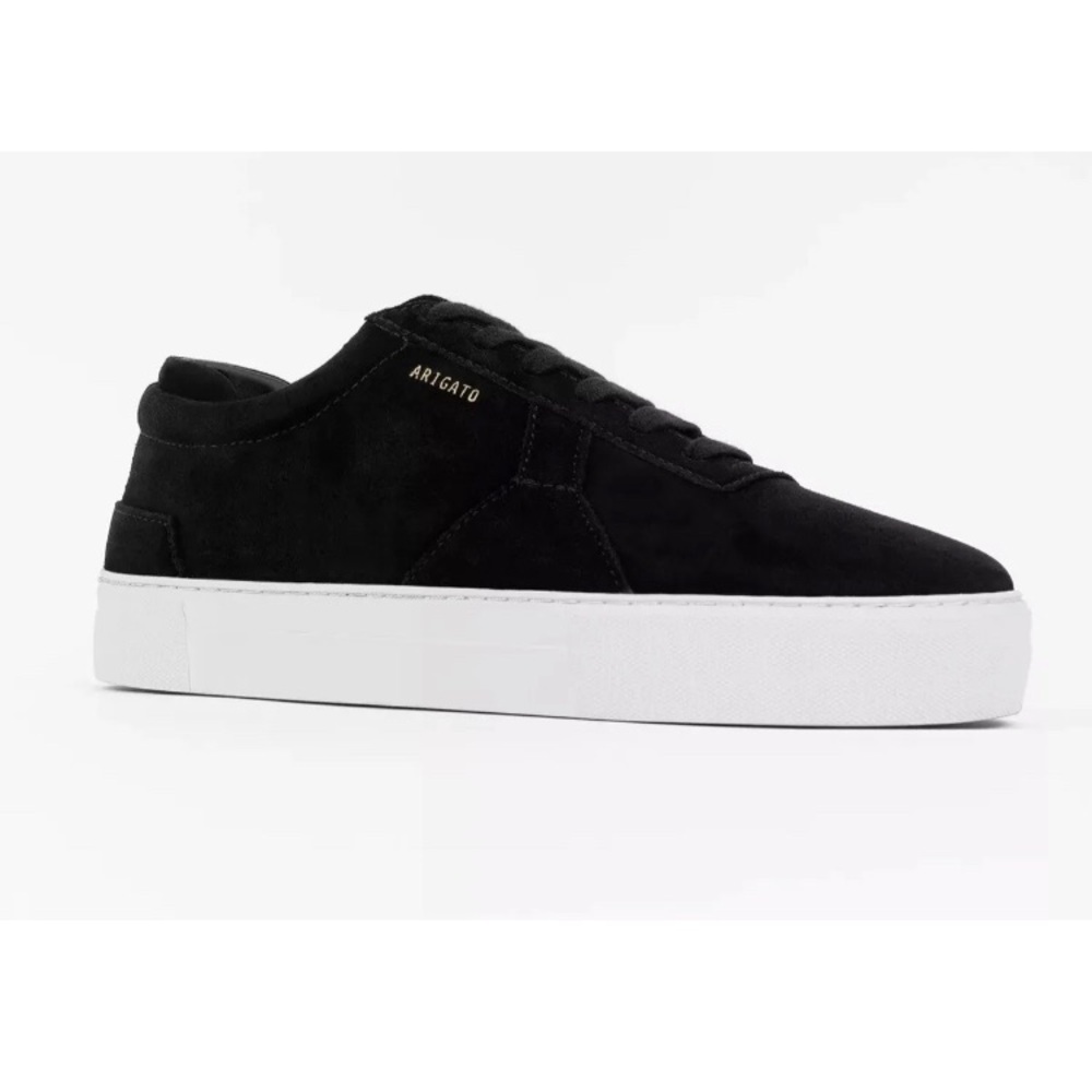 Axel Arigato Women Black Suede Platform Sneakers